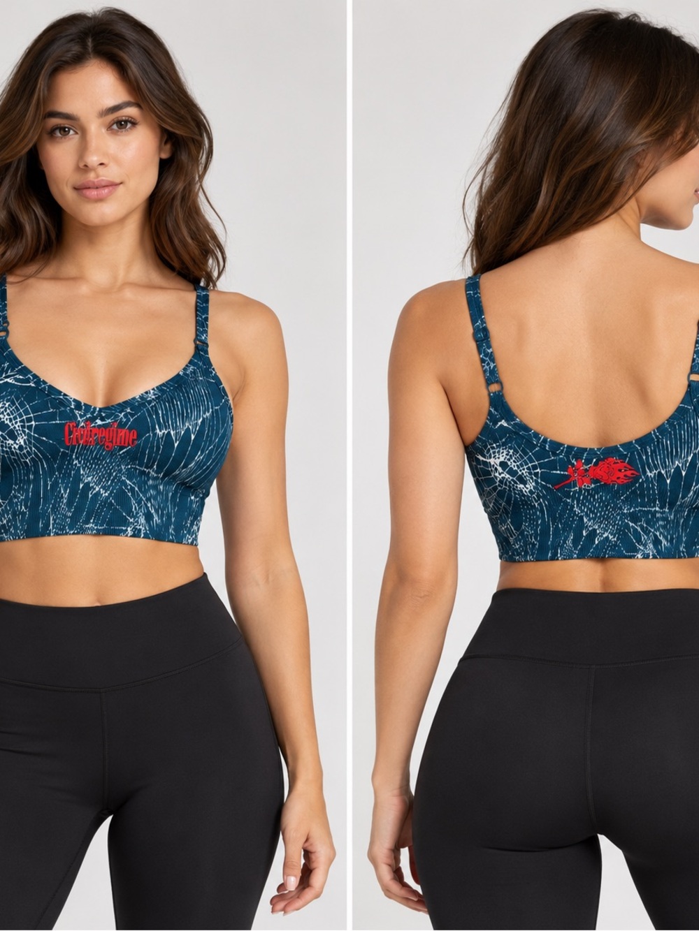 Civil Regime Print Sports Bra